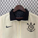 Jaqueta Corinthians Reversível 24/25 - Bege e Amarelo