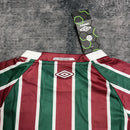 Conjunto Infantil Fluminense Titular 2025/26 - Vinho e Verde