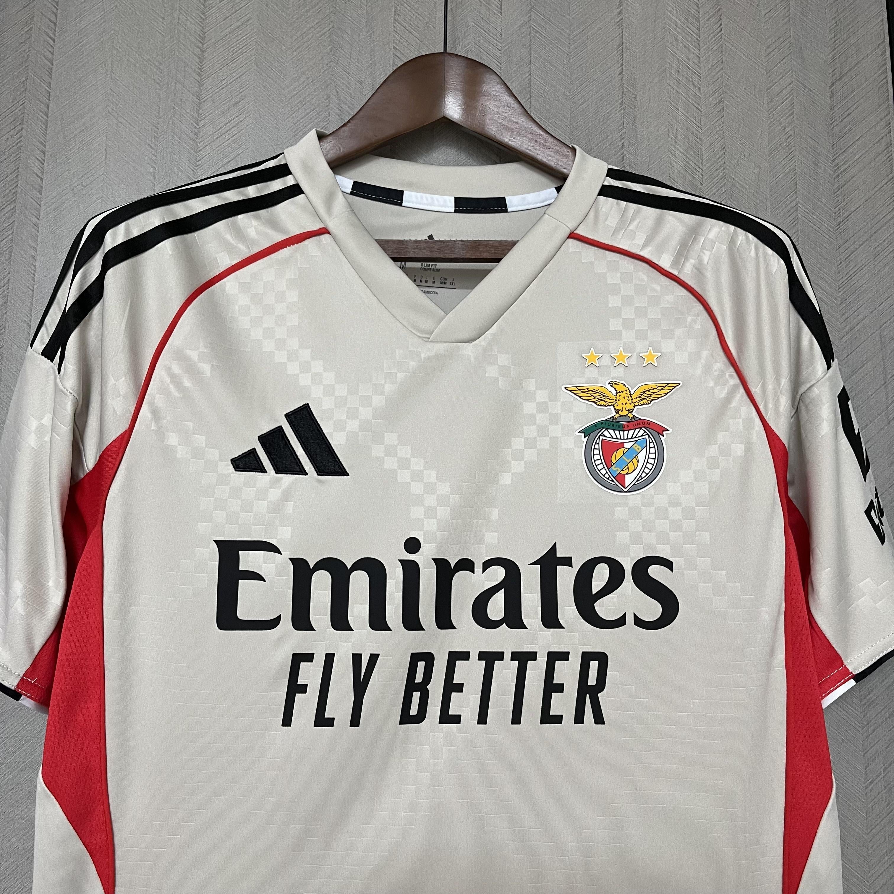 Camisa Benfica Fora 25/26 - Branca