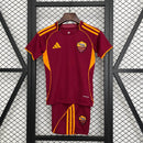 Conjunto Roma Home 25/26 - Vermelho