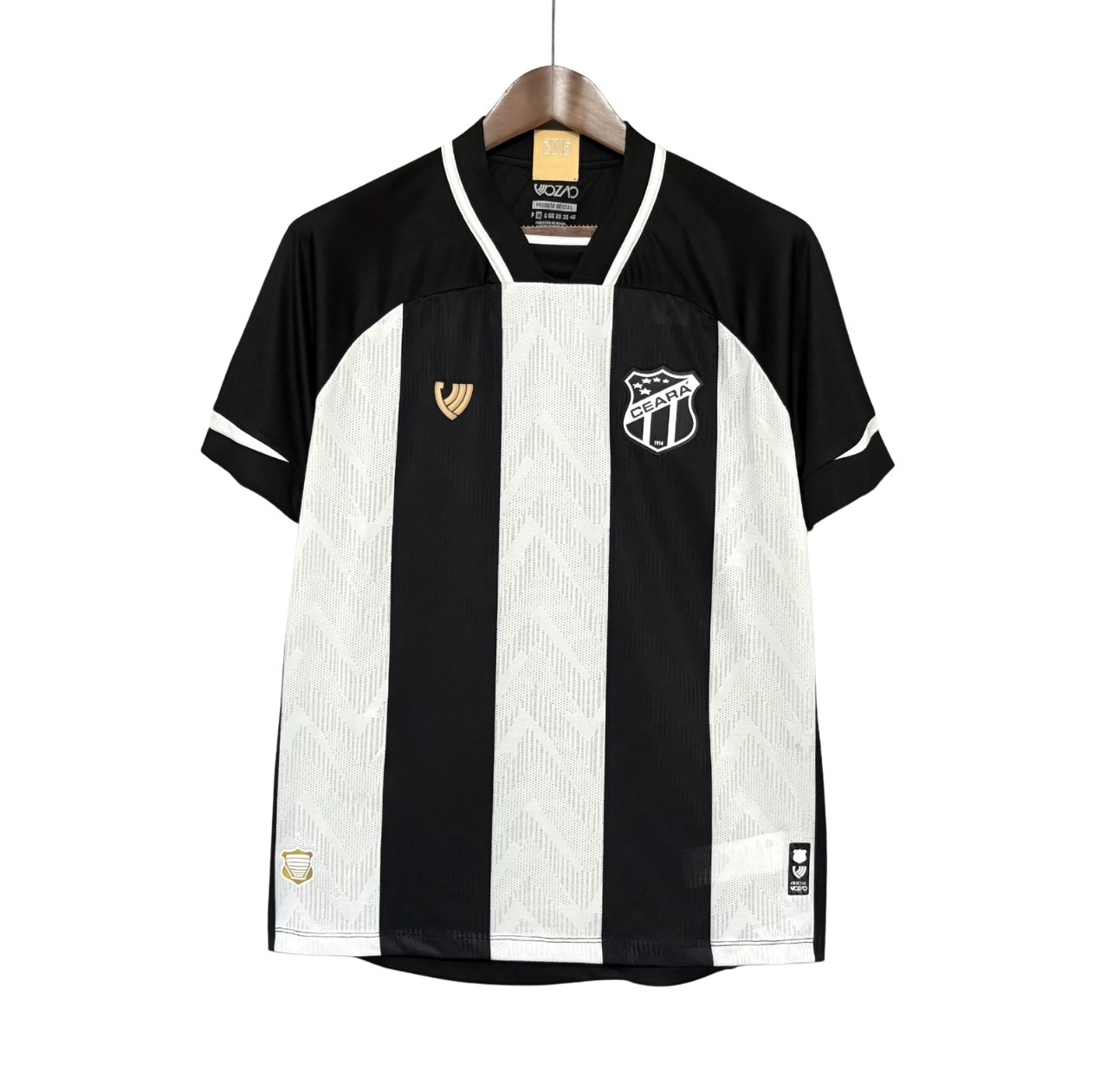 Camisa Ceará Titular 25/26 - Preto e Branco
