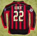 Camisa Retrô Milan II Away Adidas 2006/07 Masculino Manga Longa Vermelha