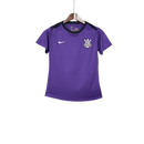 Camisa Corinthians de Treino 25/26 - Versão Feminina Baby Look Roxa