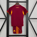 Conjunto Roma Home 25/26 - Vermelho