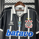Camisa Corinthians 99/00 - Versão Retrô Preto e Branco Batavo