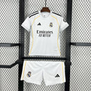 Conjunto Infantil Real Madrid Titular 25/26 - Branco