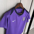 Camisa Corinthians de Treino 25/26 - Versão Feminina Baby Look Roxa