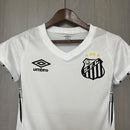 Camisa Santos Titular 24/25 - Versão Feminina Baby Look Branca