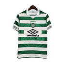 Camisa Celtic Retrô 1998/1999 Verde e Branca - Umbro