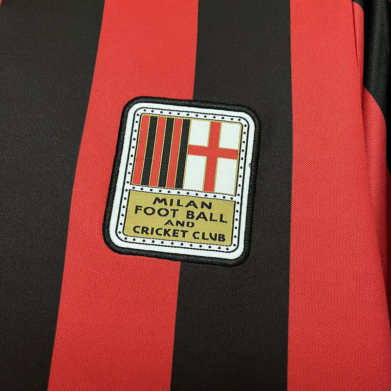 Camisa Manga Longa Milan 2024/25 - Vermelho e Preto Edição Especial
