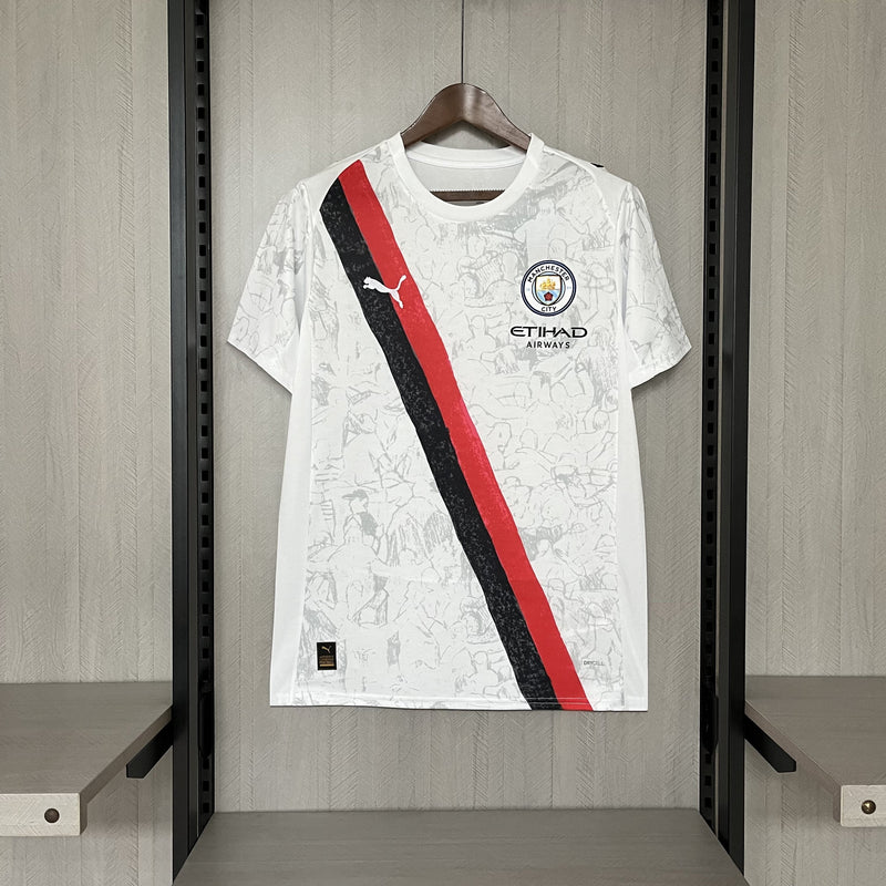 Camisa Manchester City Fora 25/26 - Branca