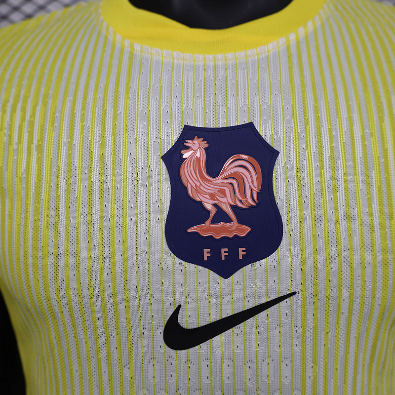 Camisa França de Goleiro 2025/26 - Versão Jogador Amarela