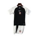 Conjunto Infantil Corinthians Fora 25/26 - Preto