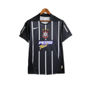 Camisa Corinthians Titular 2004 - Versão Retrô Preta Pepsi Twist