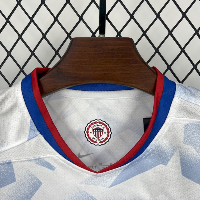 Conjunto Infantil Estados Unidos Titular 2025/26 - Branco