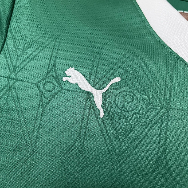 Camisa Palmeiras Titular 25/26 - Versão Feminina Baby Look Verde