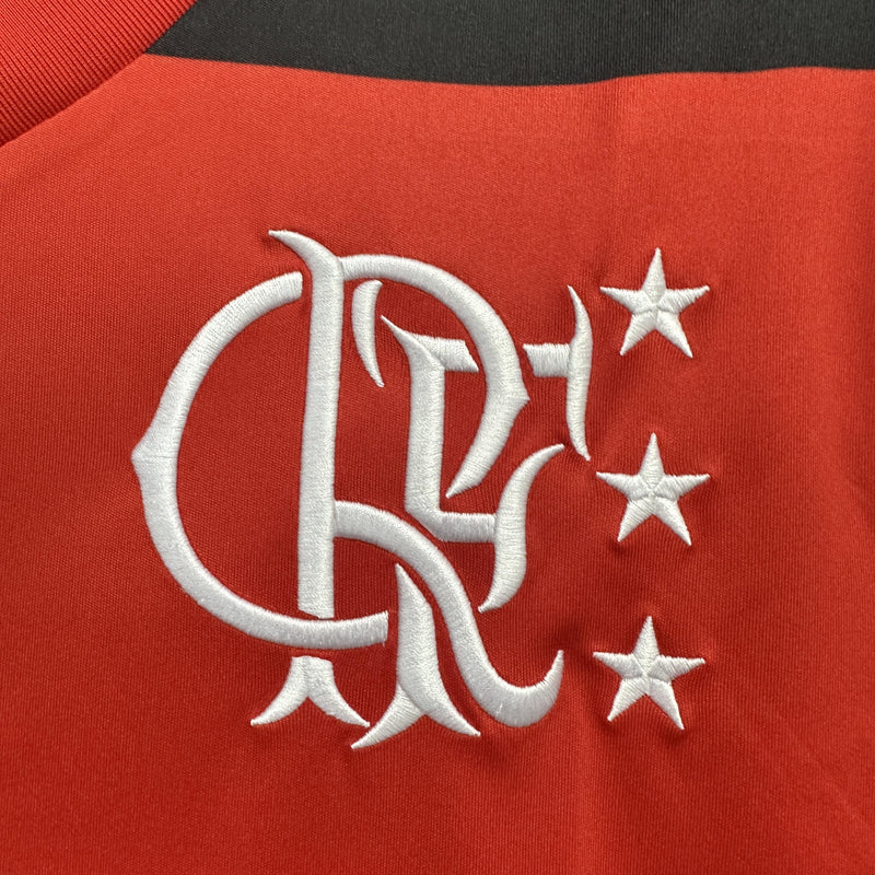 Camisa Flamengo Edição Especial 125th - Versão Retro Vermelho e Preto