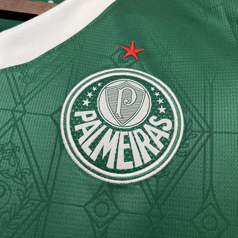 Camisa Palmeiras Titular 25/26 - Versão Feminina Baby Look Verde