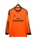 Camisa Real Madrid II Away 2013/14 Retrô (Manga longa) Laranja