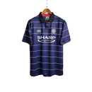 Camisa Retrô Manchester United Away Azul Umbro 1999/00 Masculino Azul