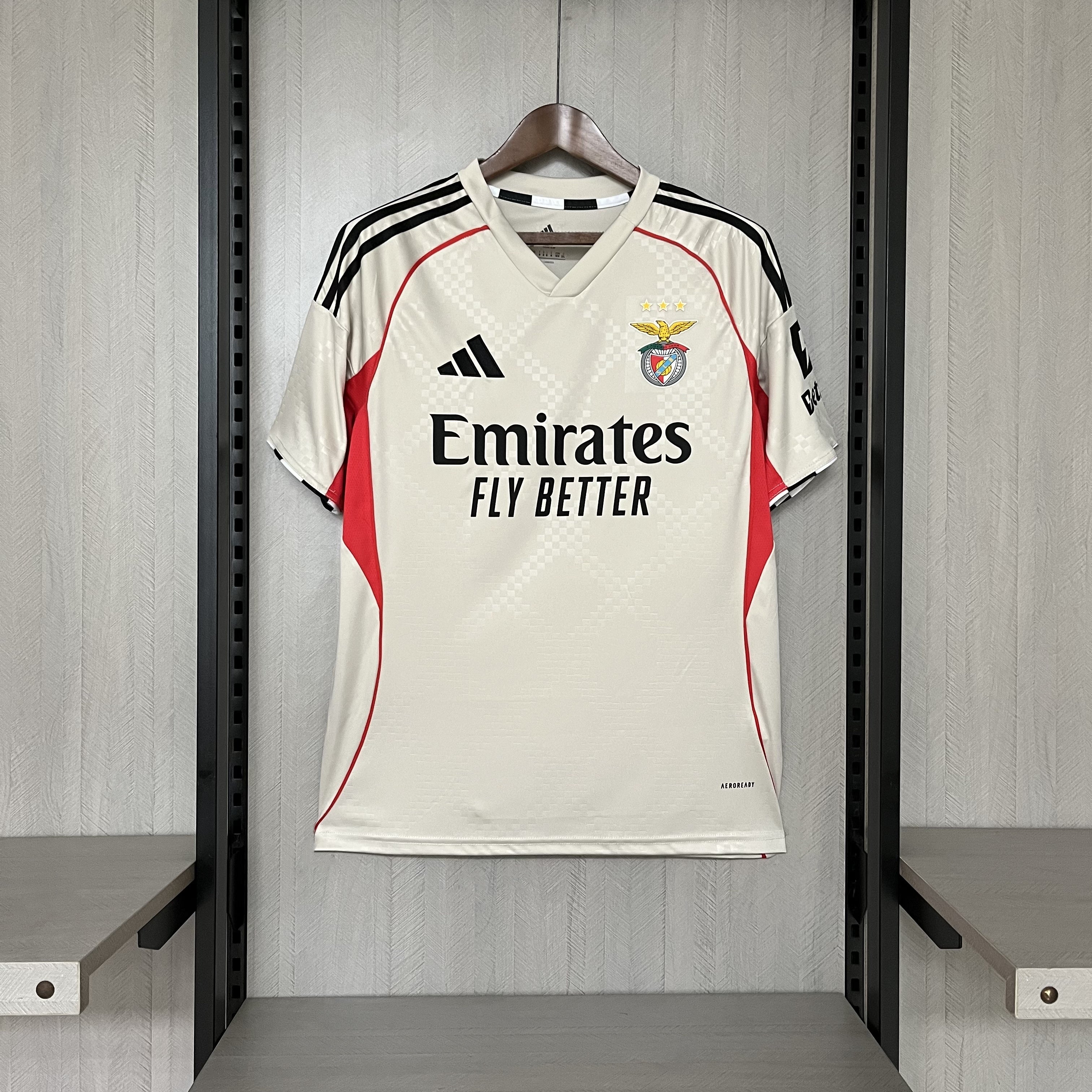 Camisa Benfica Fora 25/26 - Branca