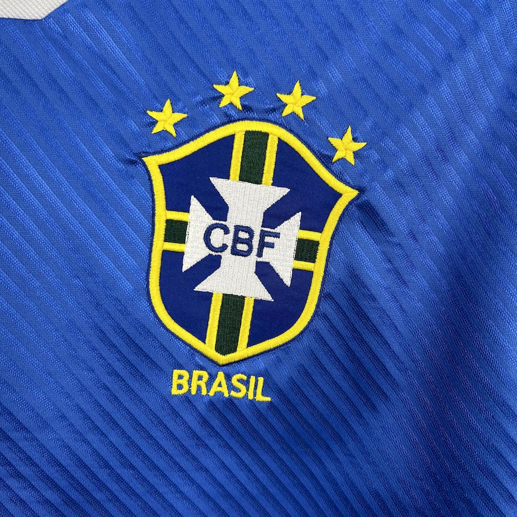 Camisa Brasil Fora 94/95 - Versão Retrô Azul