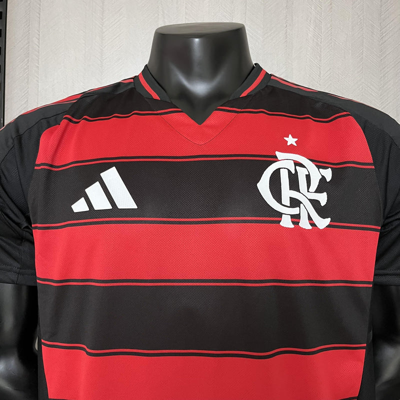 Camisa Flamengo Titular 2025/26 - Versão Jogador Vermelha