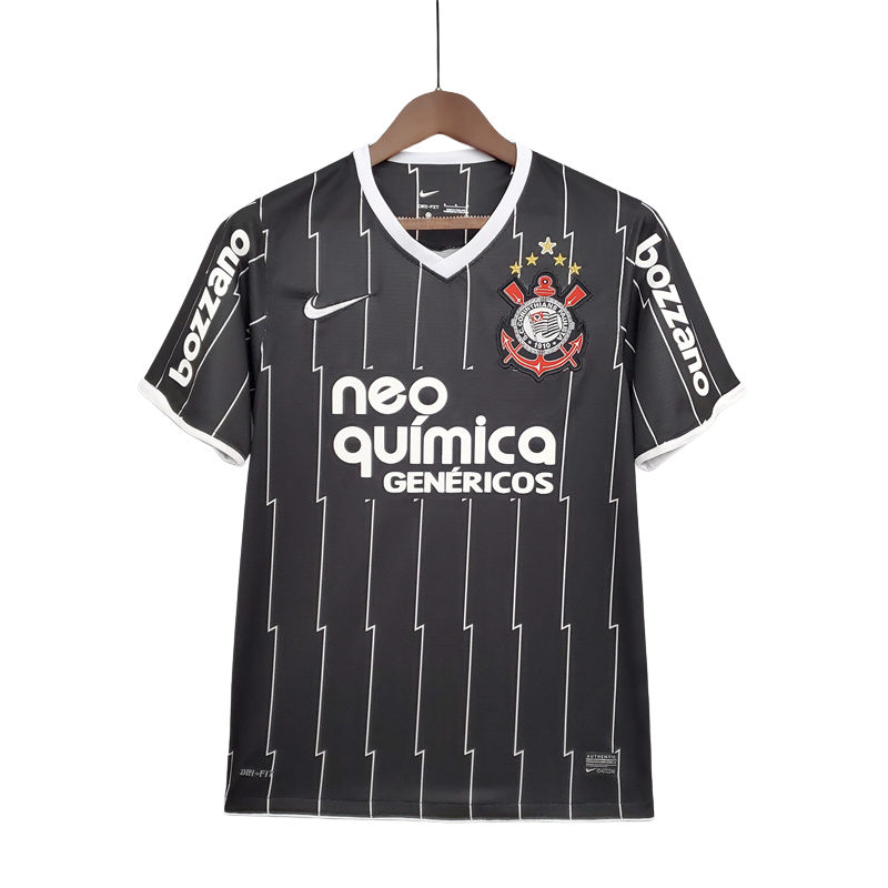 Camisa Corinthians Titular 11/12 - Versão Retrô Preta