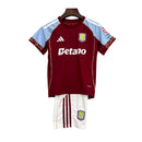 Conjunto Infantil Aston villa Home 25/26 -