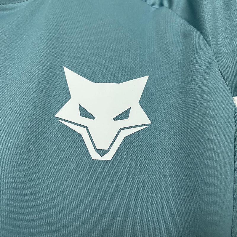 Camisa Cruzeiro de Treino 25/26 - Versão Feminina Baby Look Azul Turquesa