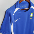 Camisa Brasil Fora 2002/03 - Versão Retrô Azul