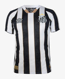 Camisa Santos Fora 24/25 - Preta e Branca