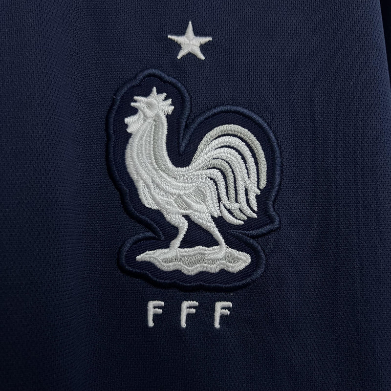 Camisa França 2014 Titular - Versão Retro Manga Longa