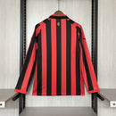 Camisa Manga Longa Milan 2024/25 - Vermelho e Preto Edição Especial