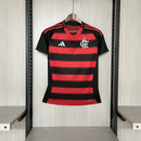 Camisa Flamengo Titular 25/26 - Feminina Baby Look Vermelha e Preta
