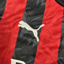 Conjunto Infantil Milan Titular 25/26 - Vermelho e Preto