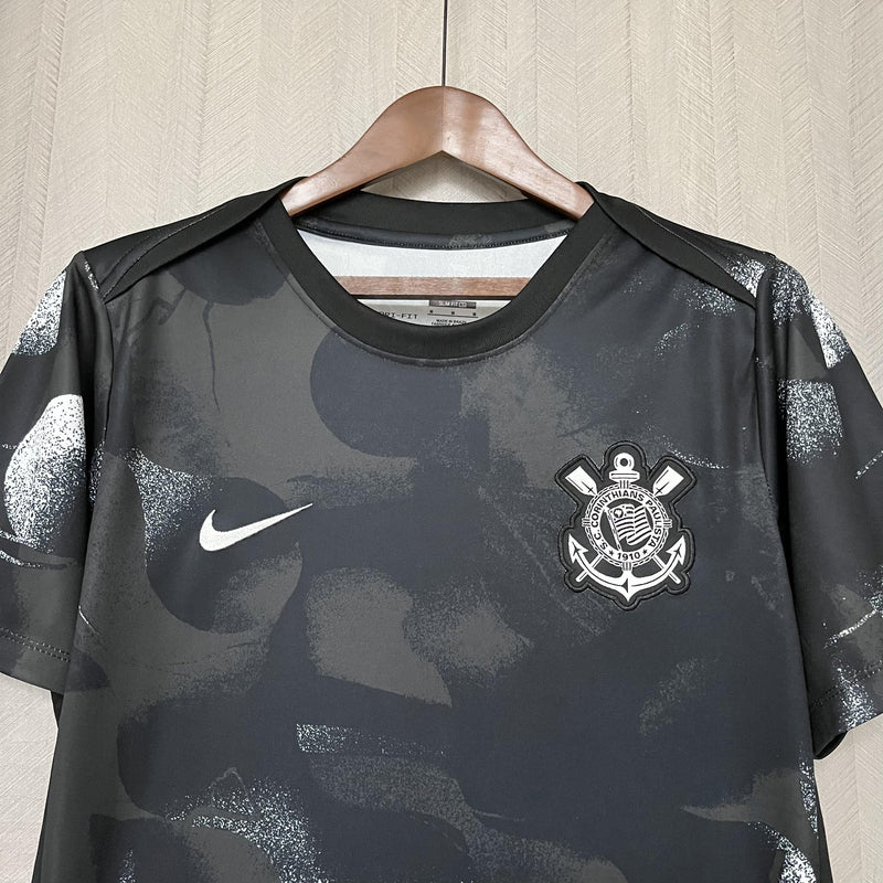 Camisa Corinthians Pré-Jogo 25/26 - Preto