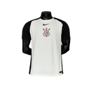 Camisa Corinthians Titular 2025/26 - Versão Jogador Preto e Branco