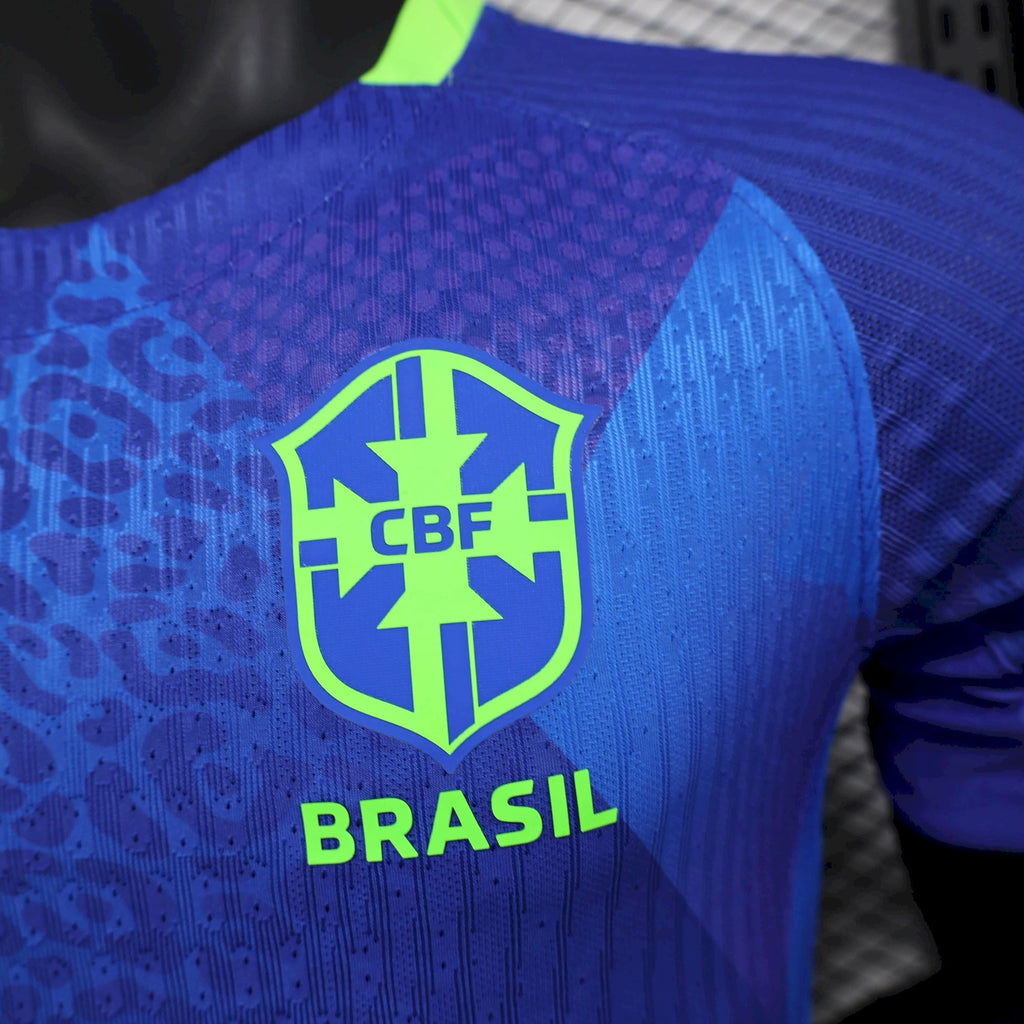 Camisa Brasil Fora 2025/26 - Versão Jogador Azul