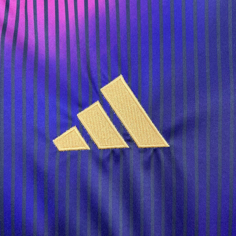 Camisa Los Angeles Galaxy Fora 25/26 - Roxa e Azul