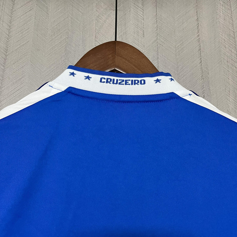 Camisa Cruzeiro Titular 25/26 - Azul e Branco