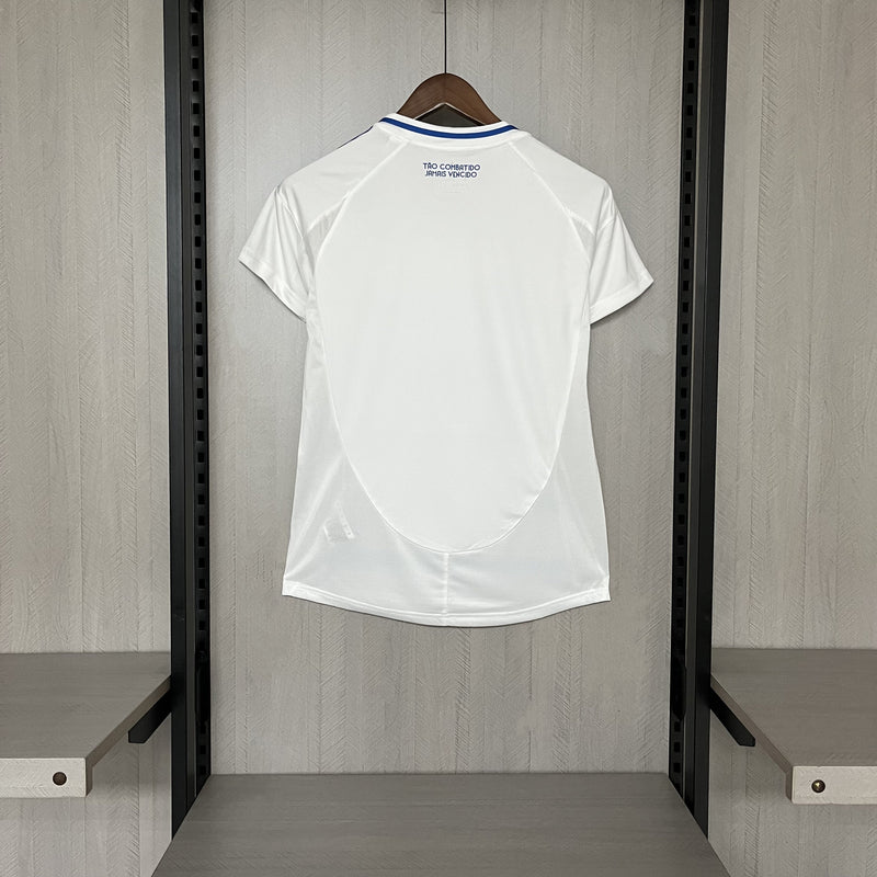 Camisa Cruzeiro Fora 25/26 - Versão Feminina Baby Look