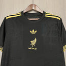 Camisa México Edição Especial 25/26 - Preto e Dourado Versão Torcedor