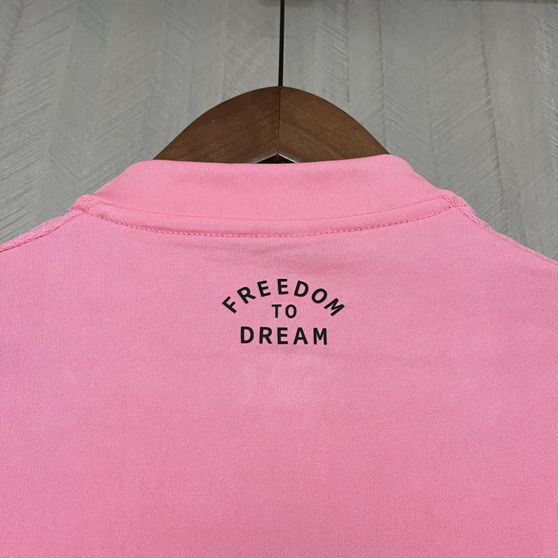 Camisa Inter Miami Titular 25/26 - Rosa Listrado