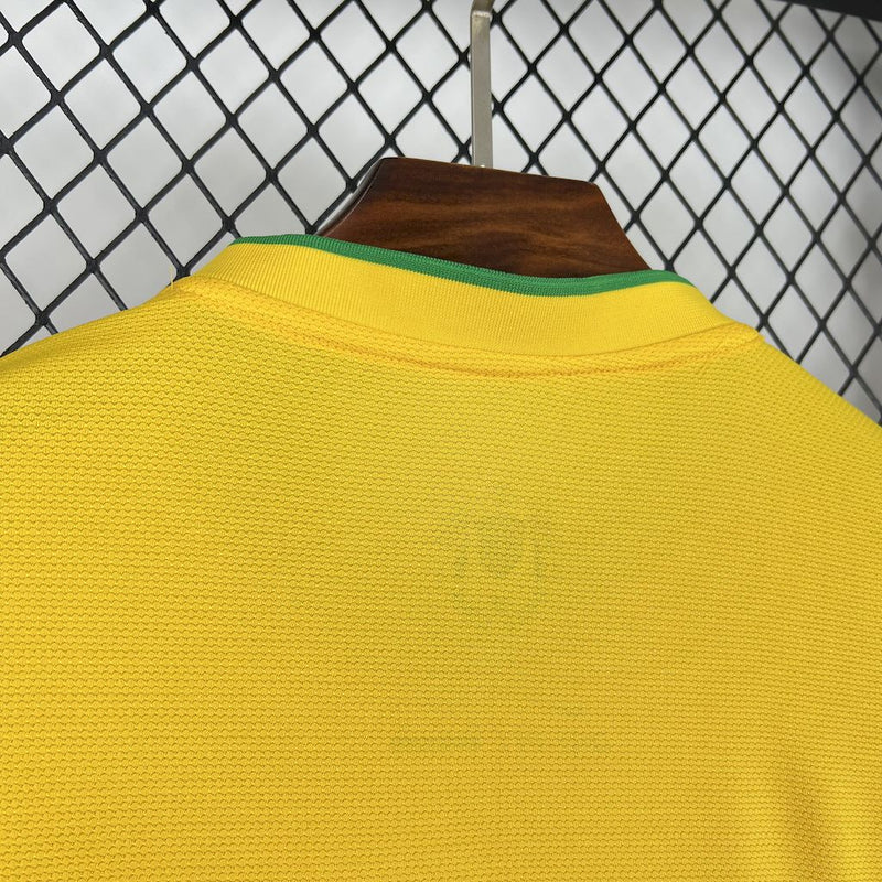Camisa Brasil Titular 12/13 - Versão Retrô Amarela