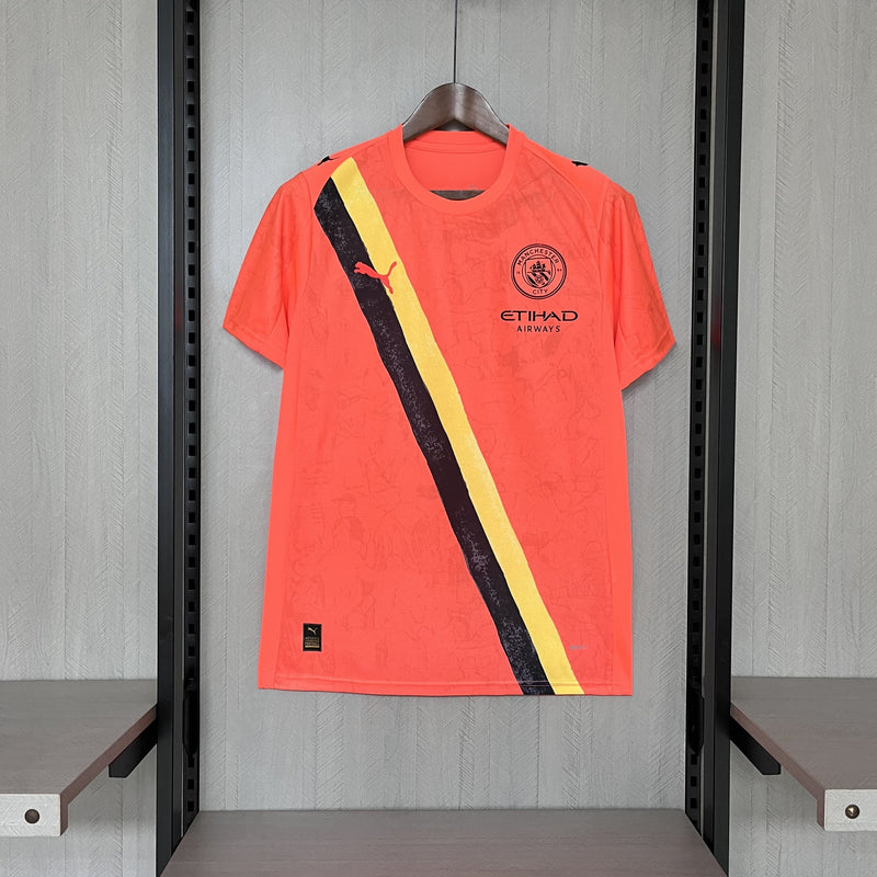 Camisa Manchester City III 25/26 - Laranja