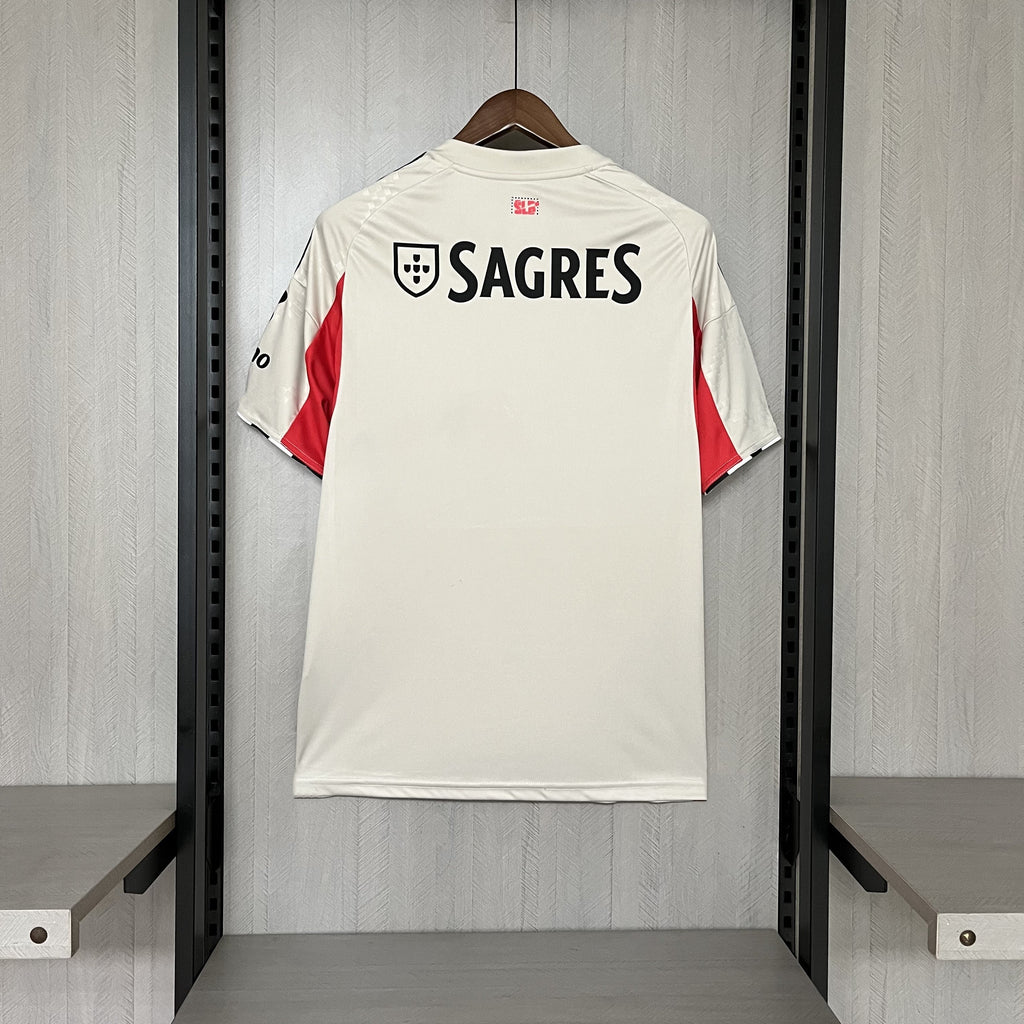 Camisa Benfica Fora 25/26 - Branca