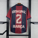 Camisa Barcelona Edição Especial 2000/01 - Versão Retro Skeleton Cactus Jack Travis Scott