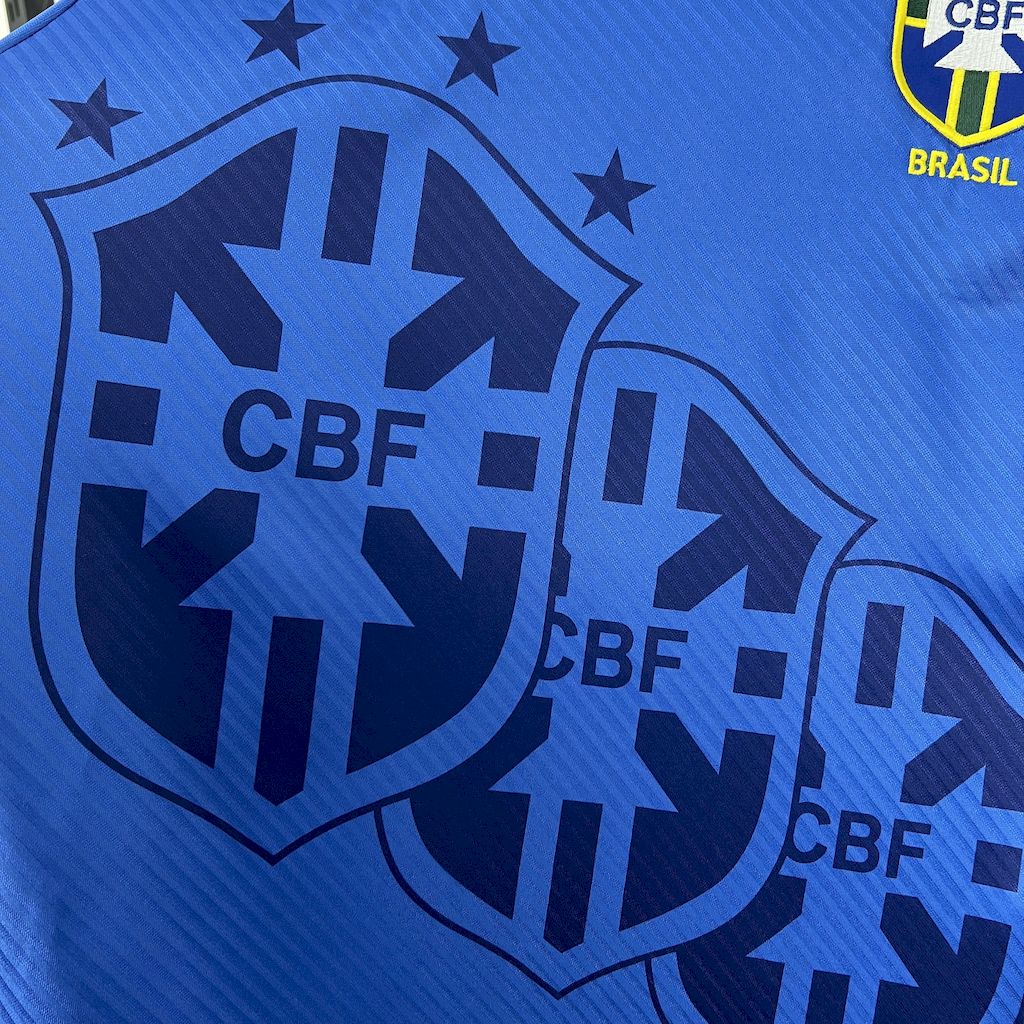 Camisa Brasil Fora 94/95 - Versão Retrô Azul