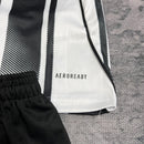 Conjunto Infantil Juventus Titular 25/26 - Preto e Rosa